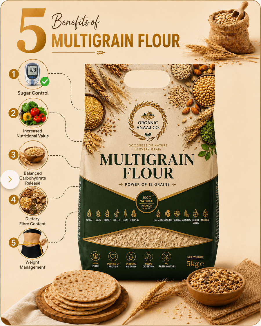 Organic Anaaj Co™ Premium Multigrain Flour